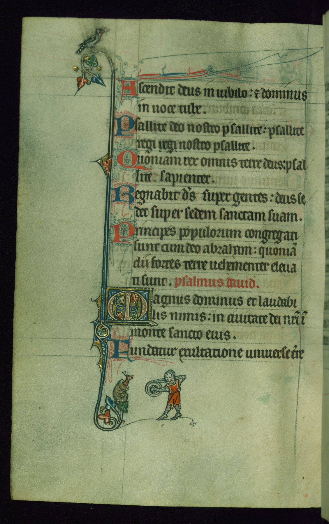 Image for Leaf from Fieschi Psalter; Psalter Text