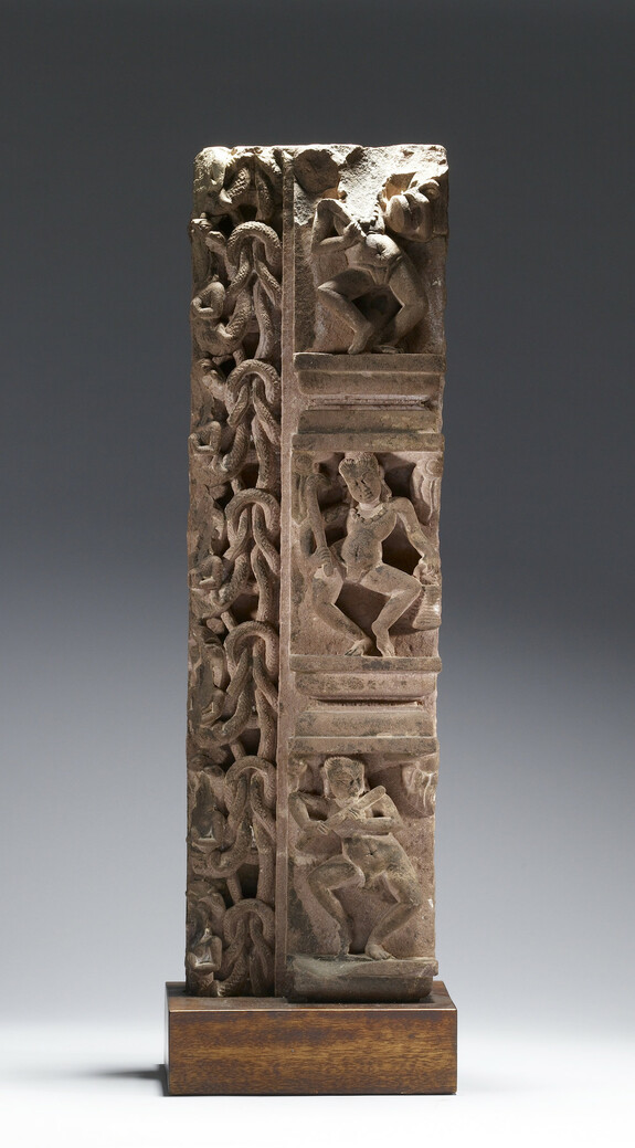 Image for Doorjamb with Dancing Figures and Serpents
