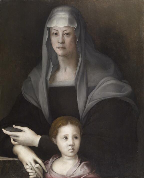 Image for Portrait of Maria Salviati de' Medici and Giulia de' Medici