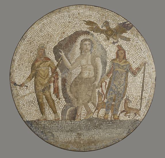 Image for Mosaic Medallion with Ganymede and Zeus