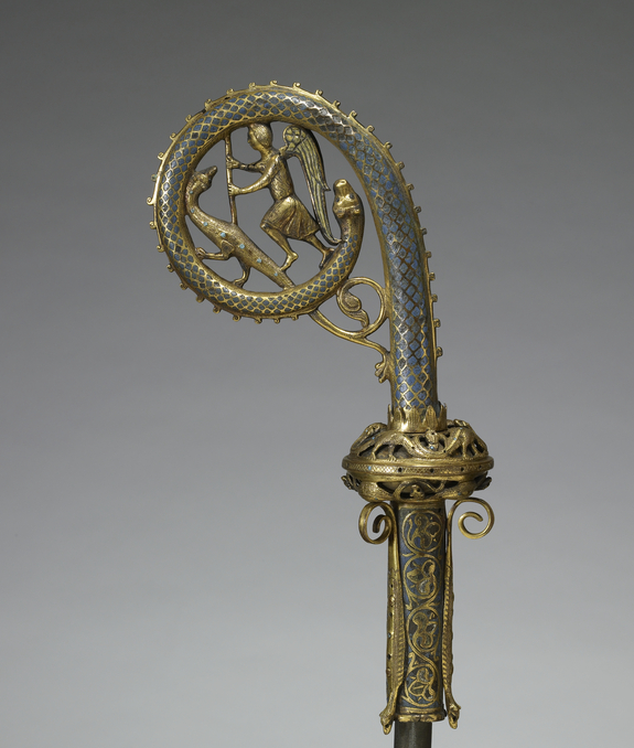 Image for Crozier with Saint Michael and the Dragon