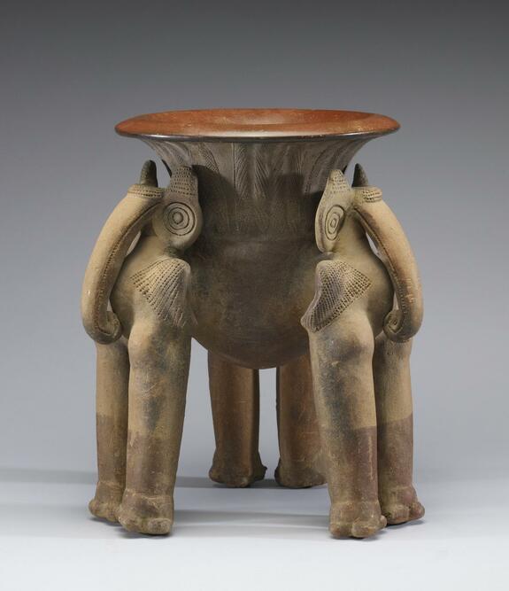 Image for Tripod Dish with Animal-Shaped Supports