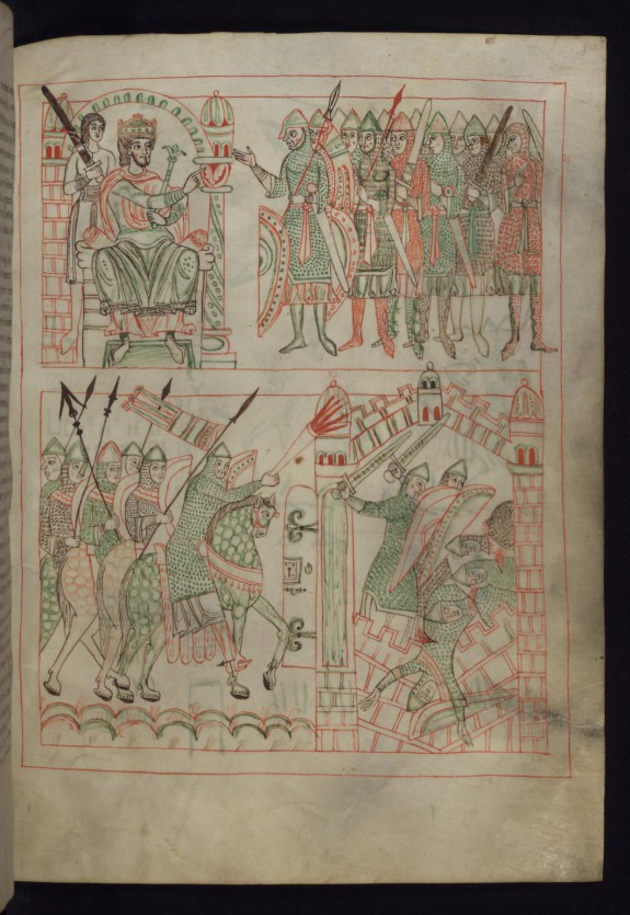 King Nebuchadnezzar orders soldiers to lay siege to Jerusalem