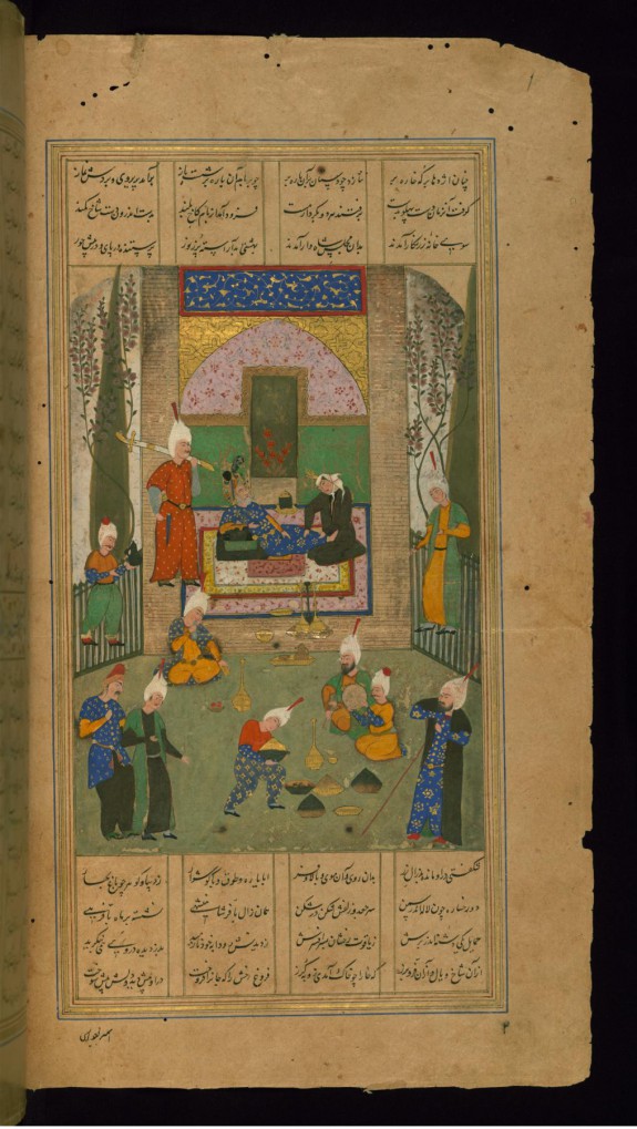 Zal in the Court of Mihrab of Kabul