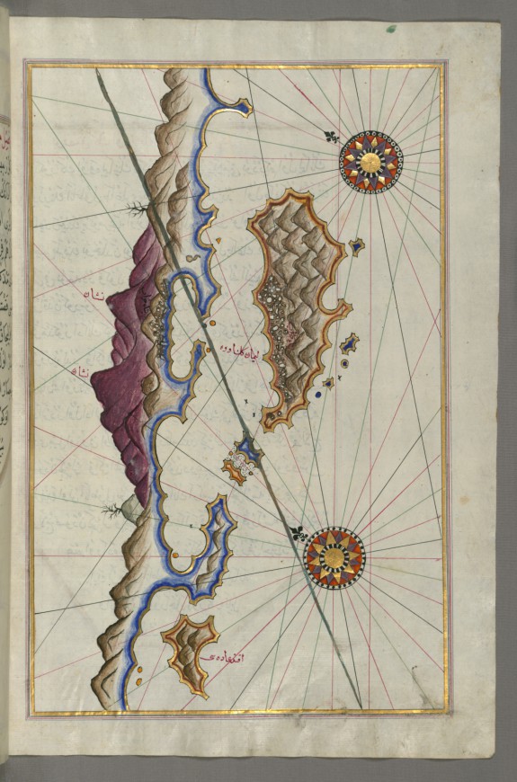 Map of the Islands Off the Shores of Finike