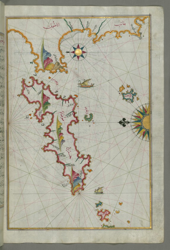 Map Of The Island Of Samos W 658 79B The Walters Art Museum   L Cps W65879b Fp Dd 300 3 