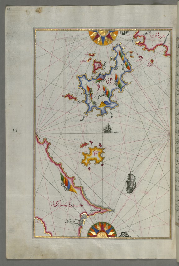 Map of the Island of Kalimnos