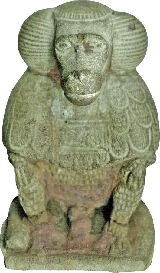 Squatting Thoth Baboon
