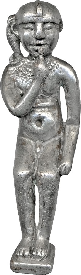 Pendant, Horus the Child Seated