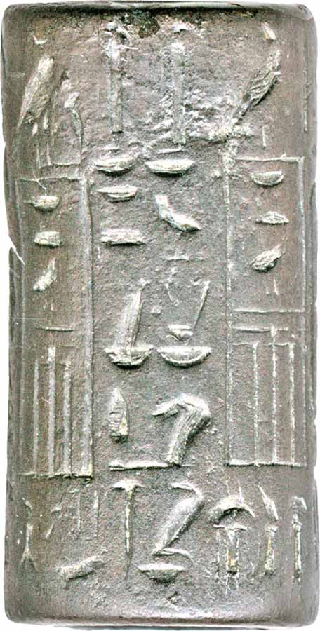 Cylinder Seal with the Names of King Sahure and Titles