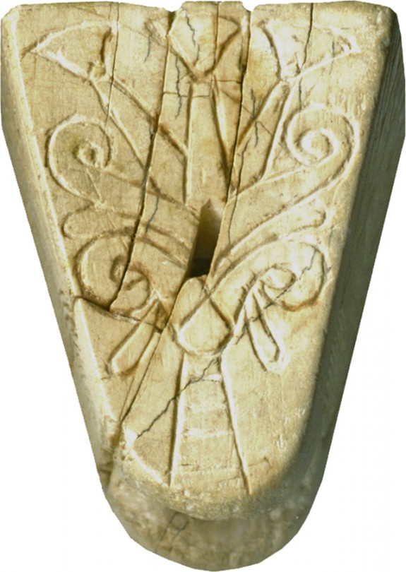 Knob with Incised Decoration