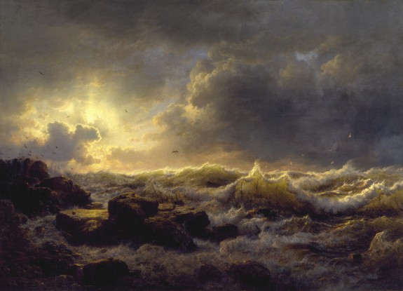 Clearing Up--Coast of Sicily