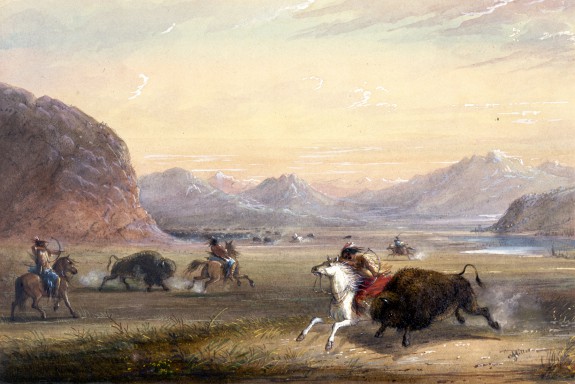 Buffalo Hunting, near Independence Rock