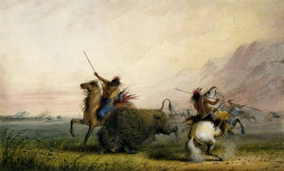 Killing Buffalo with the Lance