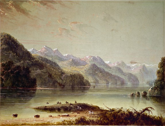 Lake Scene (Wind River Mountain)
