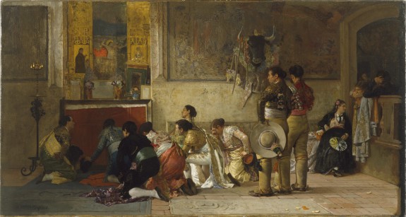 Toreros at Prayer before Entering the Arena
