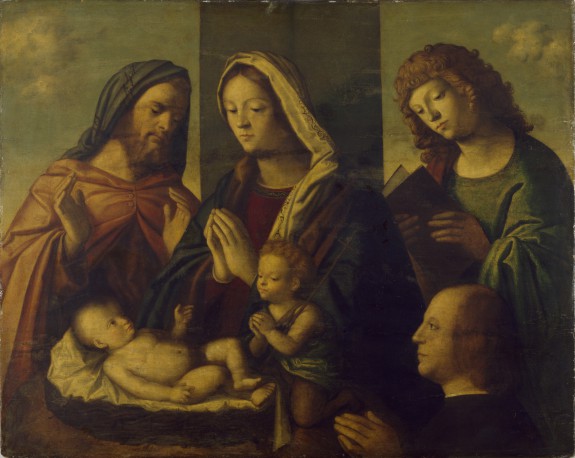 The Holy Family with the Young St. John the Baptist, St. John the Evangelist, and a Donor