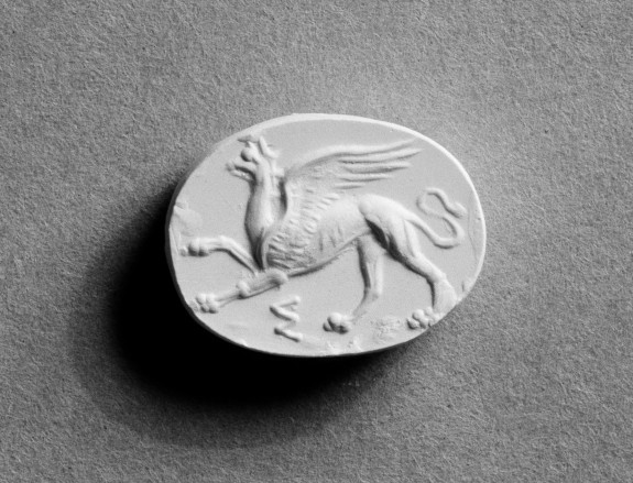 Scaraboid Intaglio with a Griffin