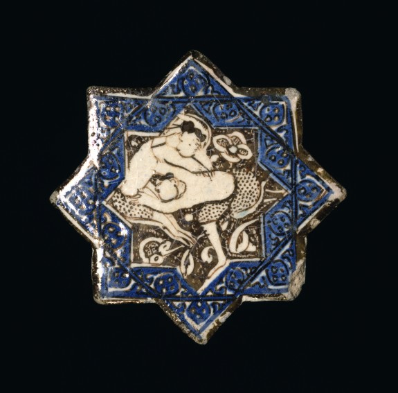 Star Tile with Wrestlers