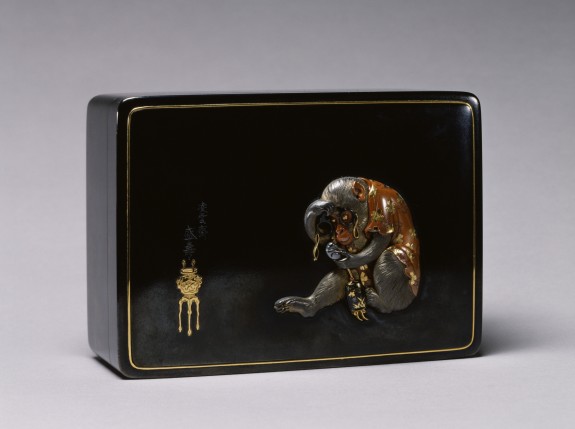 Box with a Monkey Posing as a Collector