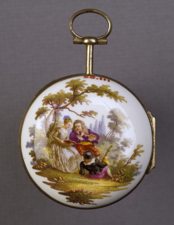 Watch with a Scene of Musicians