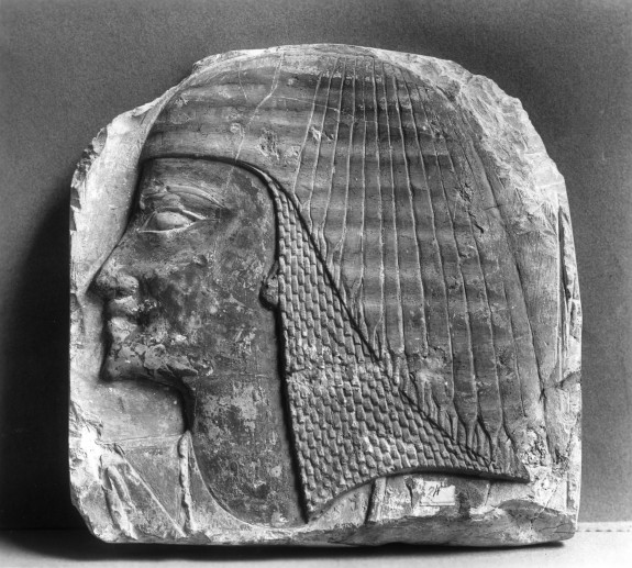 Wall Fragment with Male Head