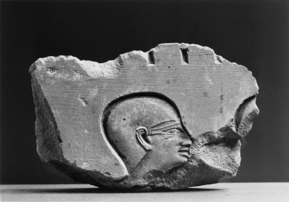 Wall Fragment with Male Head to the Right