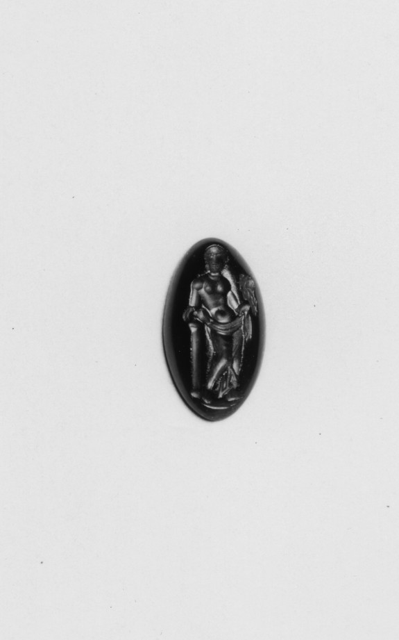 Intaglio with a Woman Holding a Mask