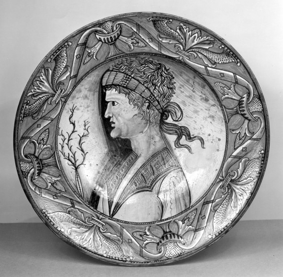 Dish with a Classical Bust