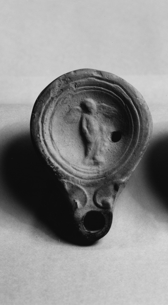 Oil Lamp with Figure of Eros