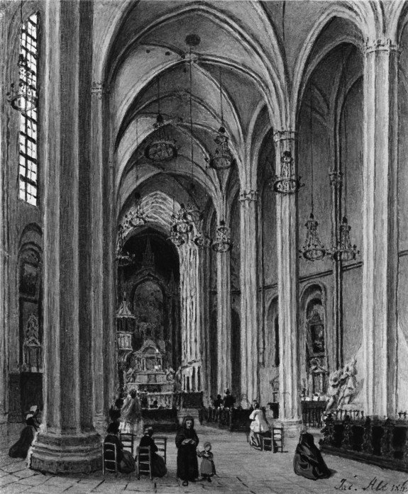 Interior of a Gothic Church