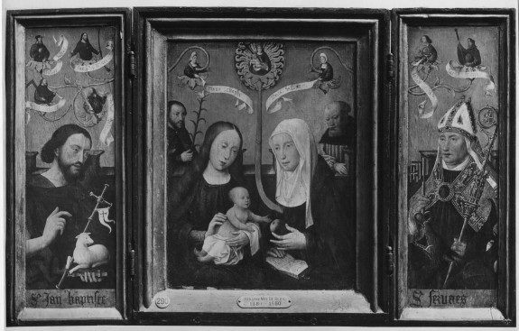 Triptych: The Holy Kinship