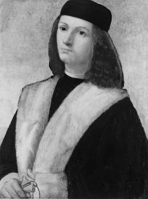 Portrait of a Young Man with Fur Collar