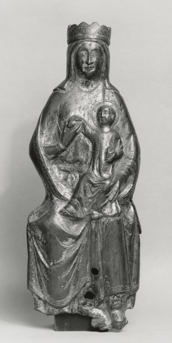 Appliqué Figure of the Madonna and Child