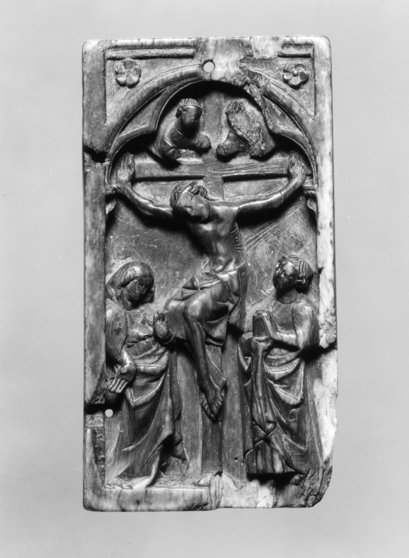 Right Leaf of a Diptych with the Crucifixion