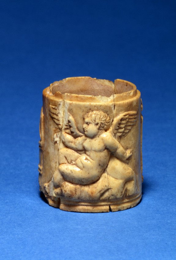 Pyxis with Erotes in Relief