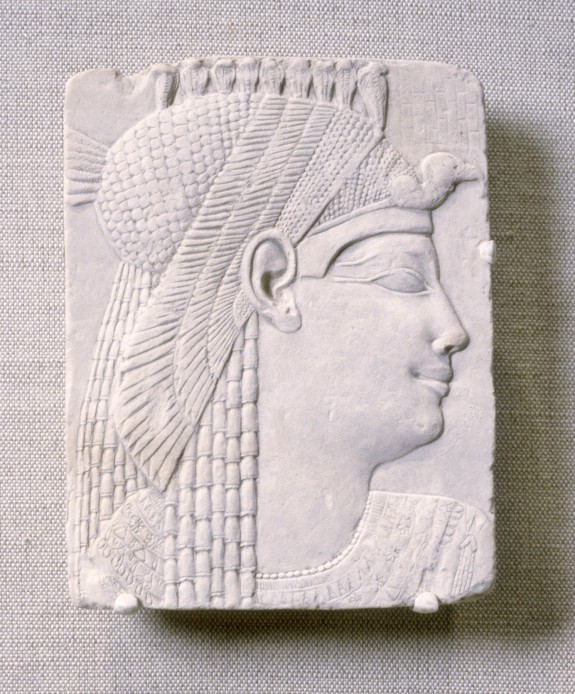 Relief: Queen or Goddess with Vulture Headdress