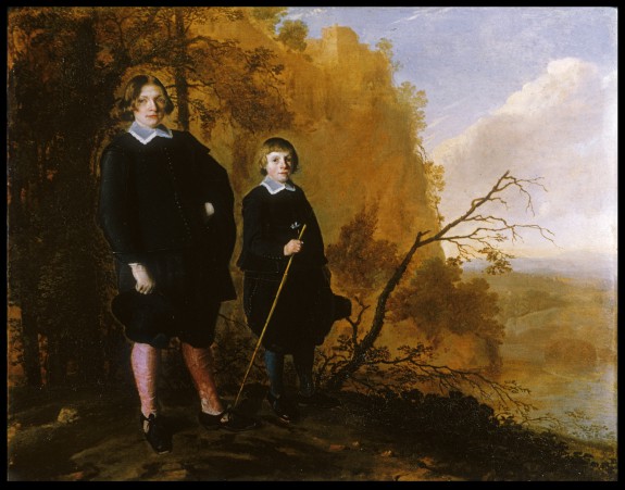 Two Boys in a Landscape