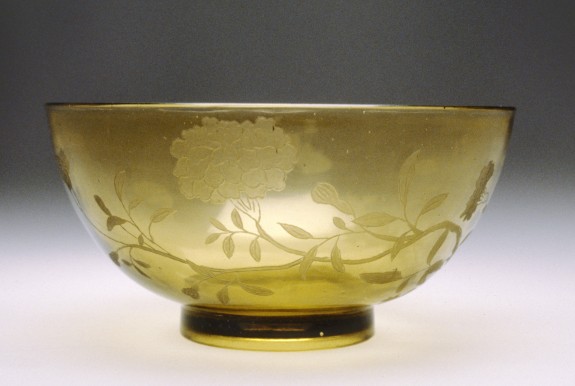 Bowl with Design of Flowering Peony