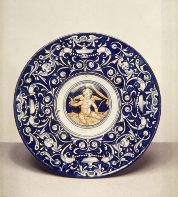 Plate with Cupid