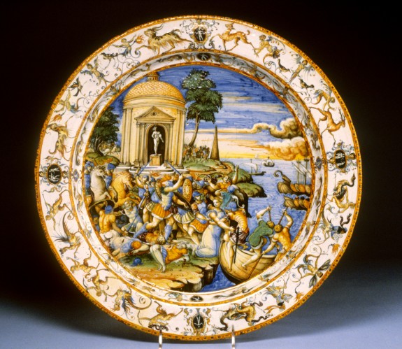Dish with the Abduction of Helen