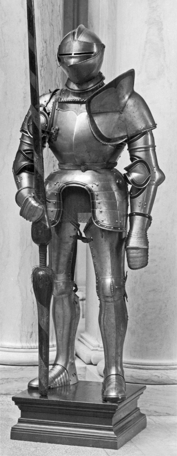 Armor and Lance for Fighting on Horseback