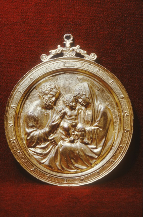 Devotional Plaque with the Holy Family