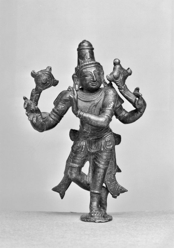 Vishnu Holding Discus and Conch