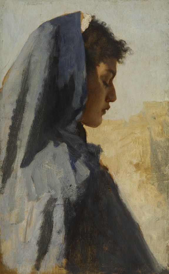 Profile Head of a Young Woman