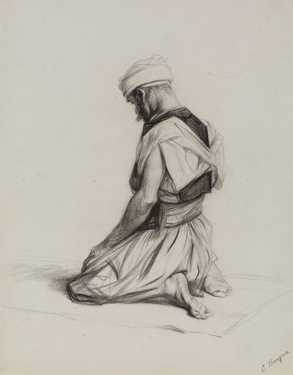 Arab Kneeling in Prayer | 37.1338 | The Walters Art Museum