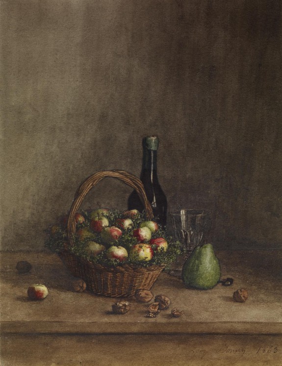 Still Life with Wine and Fruit