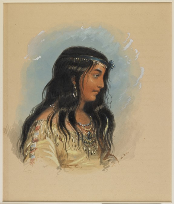 A Young Woman of the Flat Head Tribe