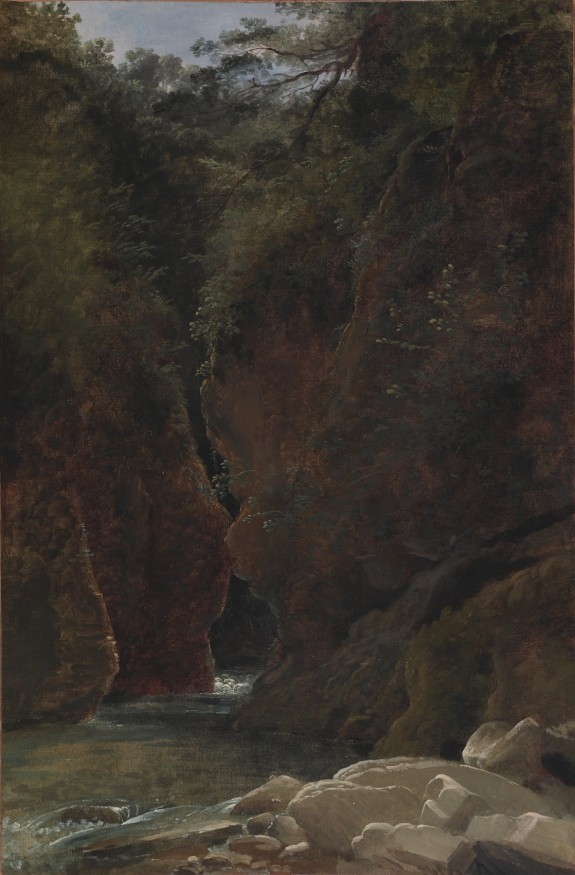 View of a Gorge in Italy