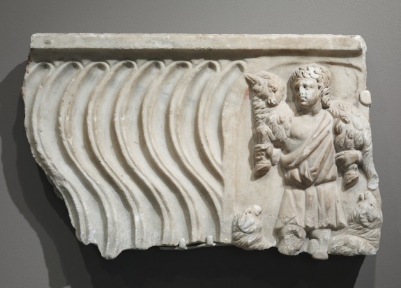 Sarcophagus Fragment with the Good Shepherd
